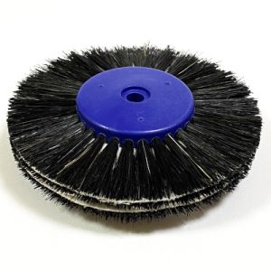 Щітка полірувальна 3-х рядна з натуральної щетини Чунцин з бязевими прошарками